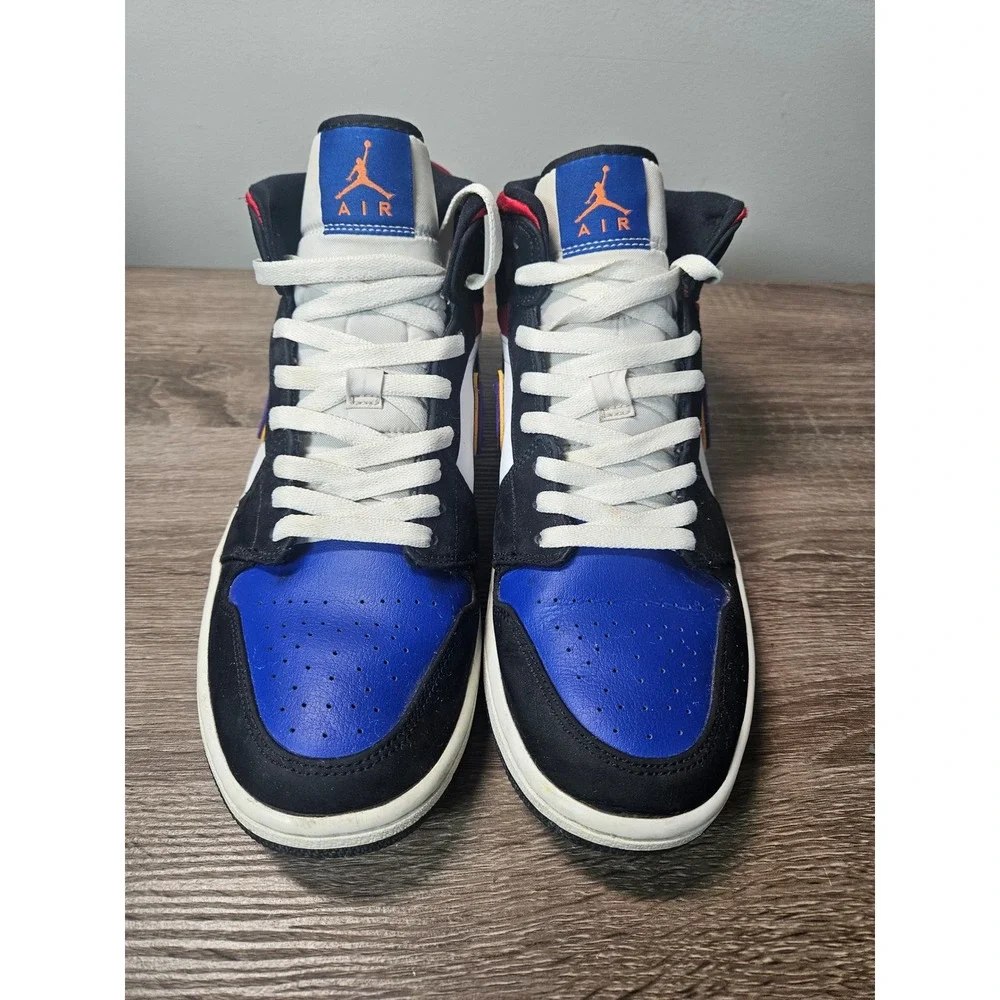 Air Jordan 1 Mid Lakers Top 3 Men's Athletic Shoes Size 10.5 852542-005